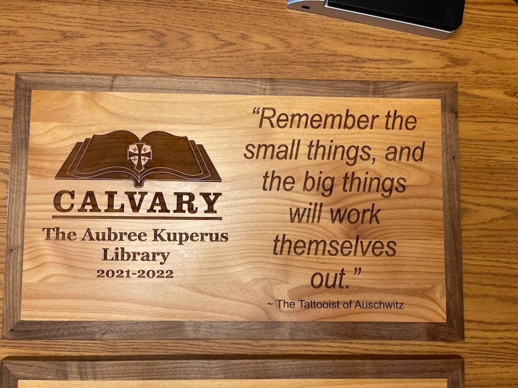 Krista's Custom Plaque 7 1/4 x 12 1/4