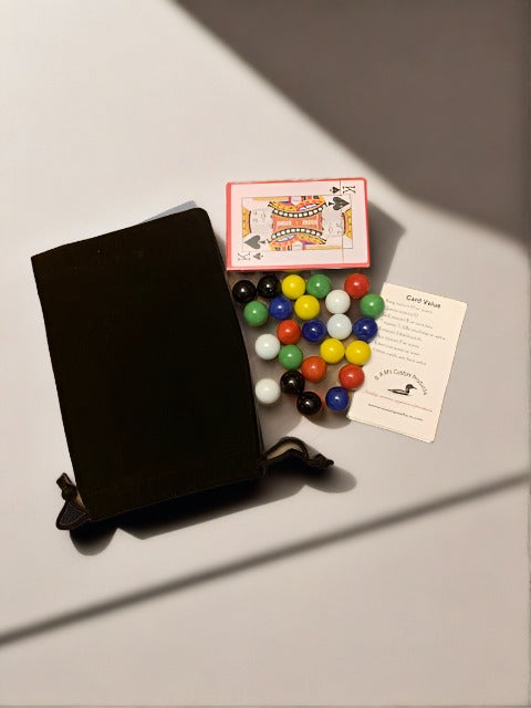 5/8" Marbles 8 Player Accessory Pack