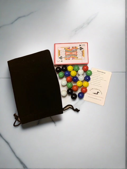 5/8" Marbles 6 Player Accessory Pack