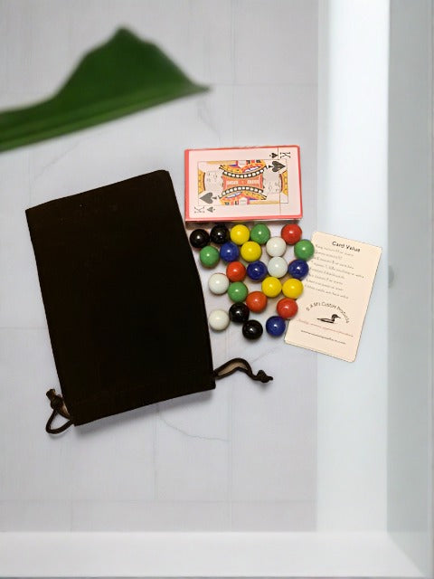 7/8" Marbles 8 Player Accessory Pack